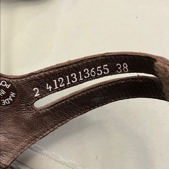 Mephisto Tan Leather Sandals size 38 - Picture 6 of 8